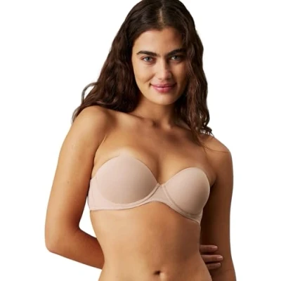 Image of Calvin Klein Underwear Perfectly FIT Multiway / Strapless bra, Women&#039;s, Size: 38B, Sanddune