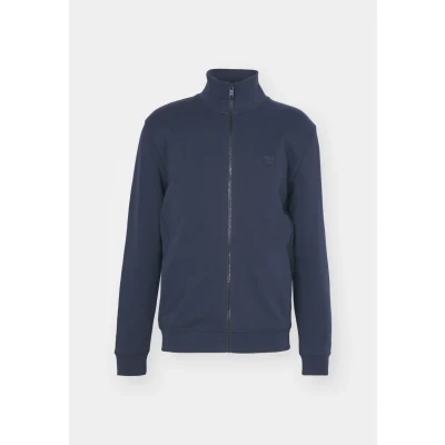 Image of BOSS Zestart Zipup sweatshirt, Men&#039;s, Size: XS, Dark blue