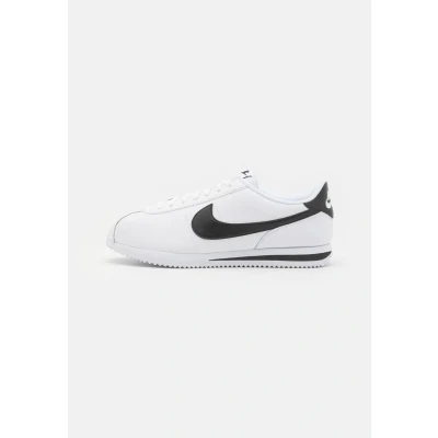 Image of Nike Sportswear Cortez Trainers, Men&#039;s, Size: 6, White/black Leather and textile