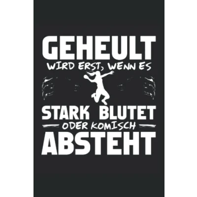 Image of Handball Notizbuch Lustiger Spruch für Handballerin: Handballer Geschenkidee Handballspieler Handballtrainer 120 karierte Seiten 6x9 Zoll