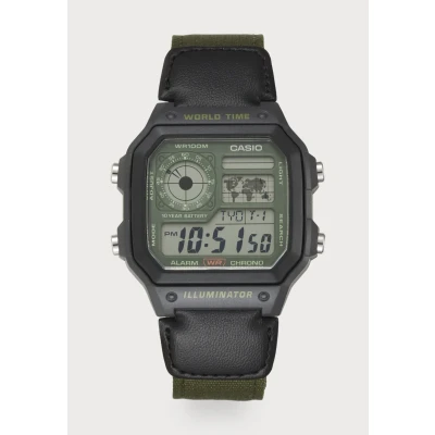 Image of Casio Digital watch, Men&#039;s, Size: One Size, Grün