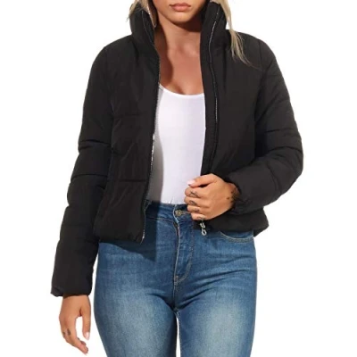 Image of ONLY Women&#039;s Onldolly Short Puffer Jacket Otw Noos Jacket, Black, M