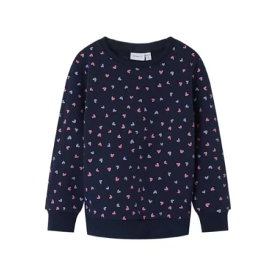 Image of Name it Nmfdavina Sweatshirt for kids, Size: 2 3y, Dark sapphire