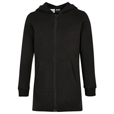 Image of Urban Classics Kinder Hoodie for kids, Size: 7 8y, Black