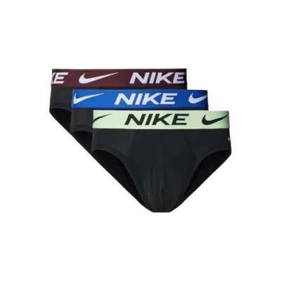 Image of Nike Underwear HIP Brief 3 PACK Briefs black/multicoloured, Men&#039;s, Size: Small, Black/multi/coloured