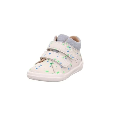 Image of Superfit Superfree Unisex Trainers for kids, Size: 5.5K, Weiß/hellblau Leather and textile