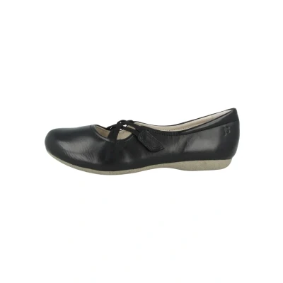 Image of Josef Seibel Ankle strap ballet pumps, Women&#039;s, Size: 10, Black Leather