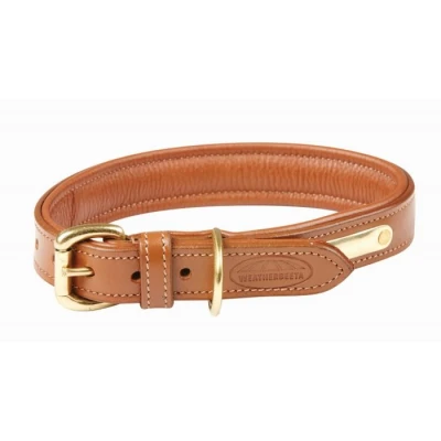 Image of Weatherbeeta Leather Dog Collar Padded