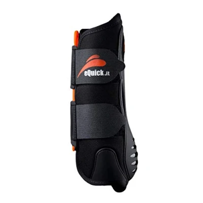 Image of eQuick eKur Dressage Protection Boots Front