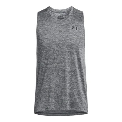 Image of Under Armour TANK Top, Men&#039;s, Size: Small, Castlerock/black