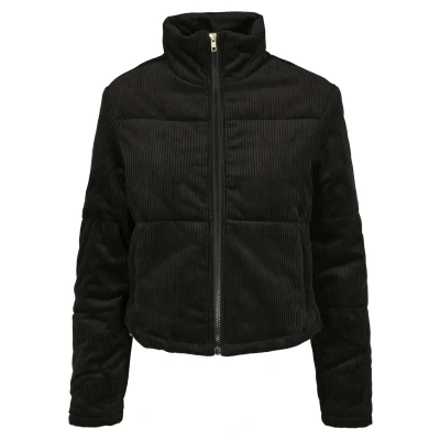 Image of Urban Classics Women&#039;s Ladies Corduroy Puffer Jacket, black, 3XL