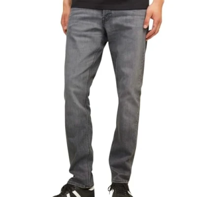 Image of Jack &amp; Jones Jjiglenn Jjoriginal NOOS Slim fit jeans, Men&#039;s, Size: 30x30, Grey denim