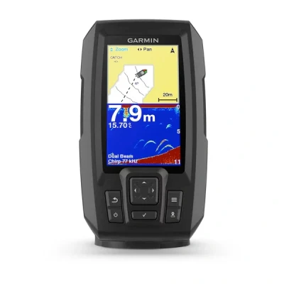 Image of Garmin Striker Plus 4 with transducer Dual Beam Fish finder