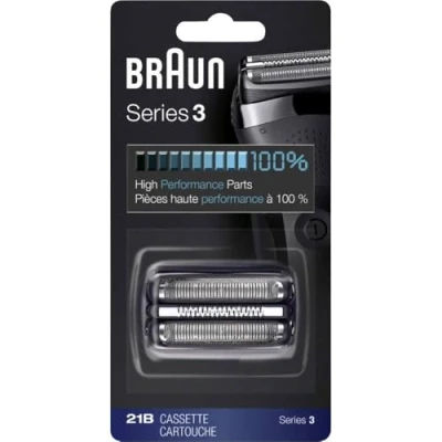 Image of Braun Replacement for 21B Razor Razors Series 3 Black