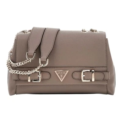 Image of Guess ECO Xbody FLAP Across body bag, Women&#039;s, Size: One Size, Dark taupe