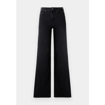 Image of ONLY Onlmadison Blush WIDE Straight leg jeans, Women&#039;s, Size: XSx32, Washed black