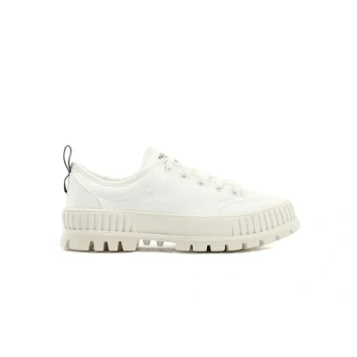 Image of Palladium Pallashock Unisex Trainers, Size: 5, Star white Textile