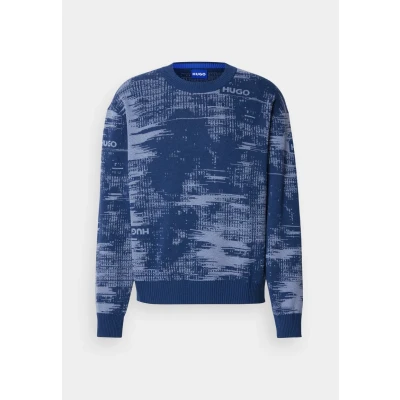 Image of HUGO Sorbas Jumper, Men&#039;s, Size: Small, Navy