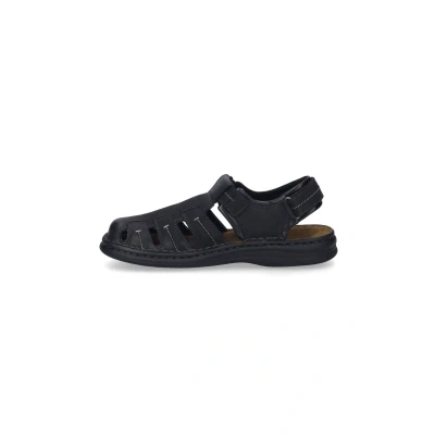 Image of Josef Seibel MAX Walking sandals, Men&#039;s, Size: 9, Schwarz Suede