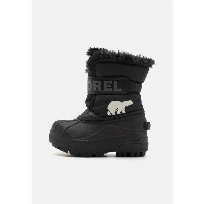 Image of Sorel Childrens Unisex Winter boots for kids, Size: 12K, Black/charcoal Textile/synthetics