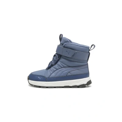 Image of PUMA Unisex Children&#039;s Evolve Boot Ac+ PS Trainers, Inky Blue Persian White, 13 UK