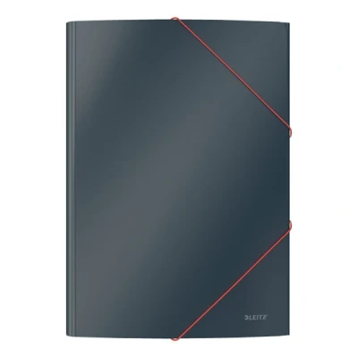Image of Leitz A4 3 Flap Folder, 150 Sheet Capacity, Cosy Range, Velvet Grey, 30020089