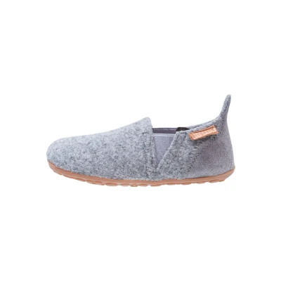 Image of Bisgaard Unisex Children&#039;s Sailor Wool Low Slippers, gray, 9 UK Child