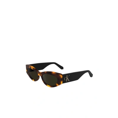Image of Calvin Klein Jeans CKJ24626S Sunglasses, Women&#039;s, Size: 52, Havana