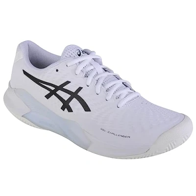 Image of Asics GEL Challenger Clay court tennis shoes, Men&#039;s, Size: 11.5, White shoes