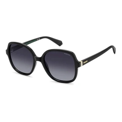 Image of Polaroid Sunglasses, Women&#039;s, Size: 55, Black