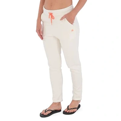 Image of Hurley Women&#039;s W Oceancare Script Fleece Jogger Casual Pants