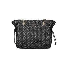 Image of Guess ECO Rianee TOTE Handbag, Women&#039;s, Size: One Size, Black