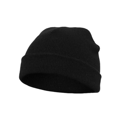 Image of Flexfit Yupoong Heavyweight Beanie, Women&#039;s, Size: One Size, Black