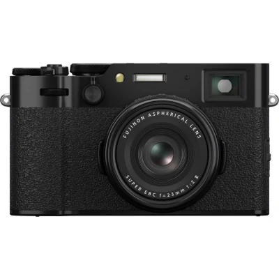 Image of Fujifilm X100VI Compact Digital Camera 40Mp, X Trans Sensor CMOS 5 HR, IBIS, 23mmf2 Lens, 6.2K 30P Movies, Hybrid Viewfinder, LCD Screen 3&quot; Touch Swivel, Black
