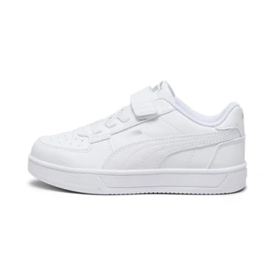 Image of Puma Caven 2.0 Unisex Trainers for kids, Size: 11.5K, White/dark indigo/gum shoes