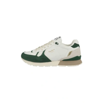 Image of Pepe Jeans Trainers, Men&#039;s, Size: 6, Ivy green pms Leather/synthetics