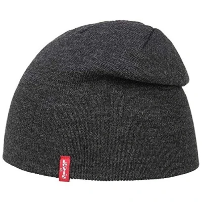 Image of Levi&#039;s Men&#039;s Otis Beanie, Grey (Dark 56), M