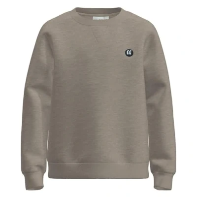 Image of NAME IT Boy&#039;s Nkmvimo Ls Sweat Bru Noos Sweatshirt, Pure Cashmere, 146 152