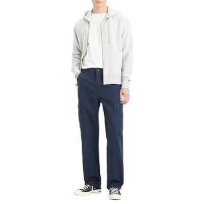 Image of Levi&#039;s Straight Cargo trousers, Men&#039;s, Size: 34x34, Navy blazer