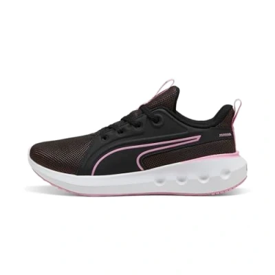 Image of Puma Softride Carson Neutral running shoes, Women&#039;s, Size: 10, Black/mauved out Textile/synthetics