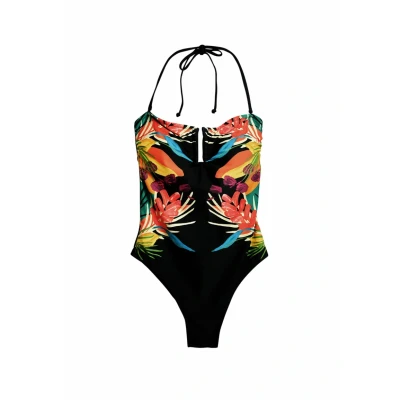 Image of Desigual Bahamas Swimsuit, Women&#039;s, Size: 8, Black