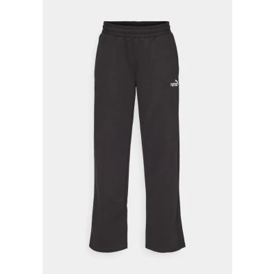 Image of Puma Small NO. 1 LOGO Comfort Straight TR Tracksuit bottoms, Women&#039;s, Size: XS, Black