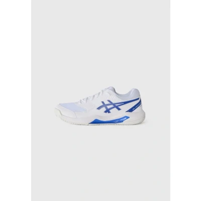 Image of Asics GEL Dedicate 8 Padel shoes, Men&#039;s, Size: 6, White/dark blue shoes
