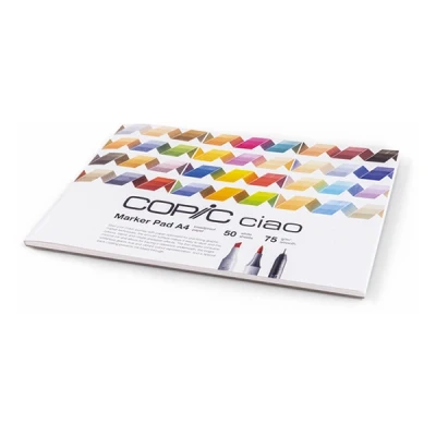 Image of Copic Ciao Marker Pad, 50 Sheets Paper DIN A4, 75 g/m² Drawing for Markers, Ultra White, Acid Free, Chlorine Free