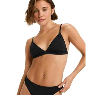 Image of Roxy Classics Fixed Bikini top, Women&#039;s, Size: XS, Anthracite