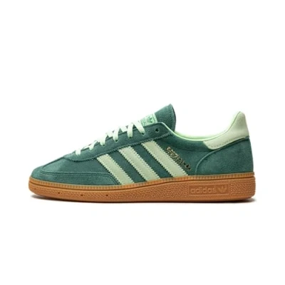 Image of adidas Originals Handball Spezial Unisex Trainers, Size: 6, Collegiate green/semi green spark Suede