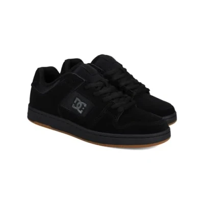 Image of DC Shoes Manteca Training shoe, Size: 13, Black Leather and textile