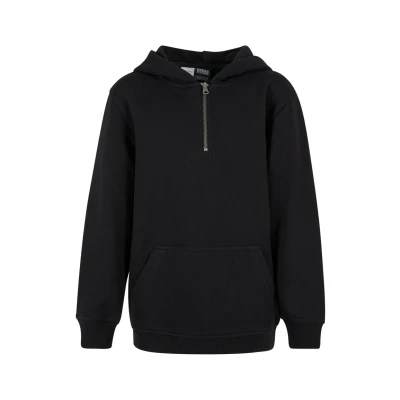 Image of Urban Classics BOXY ZIP Hoody Hoodie for kids, Size: 5 6y, Black