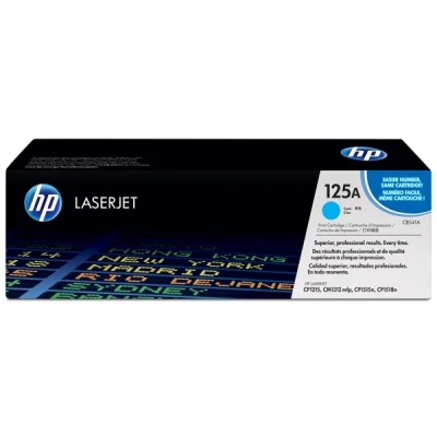 Image of HP 125A CB541A 1 x Cyan Toner cartridge For Color LaserJet CM1312 MFP, CM1312nfi CP1215, CP1515n, CP1518ni