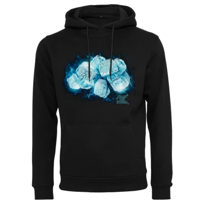 Image of Mister Tee ICE Rings Hoodie, Men&#039;s, Size: XXL, Black